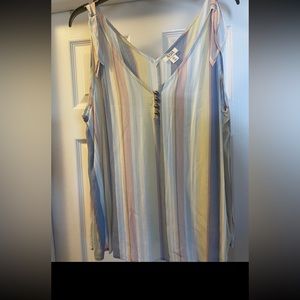 Ana tank,multi colors, worn once, like new